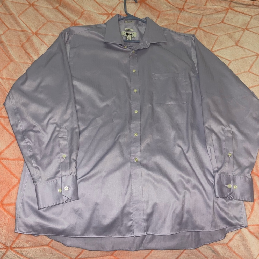 Joseph Abboud Mens Dress Shirt in Purple